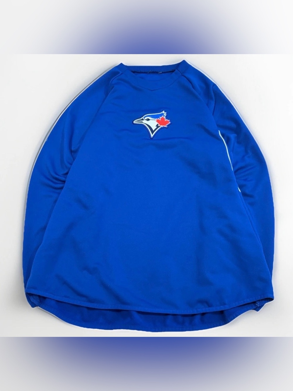 Majestic Toronto Blue Jays Pullover Warm Up Therma Base Sweatshirt Size XL MLB